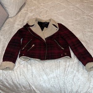 Brand New American Eagle womens moto jacket size small